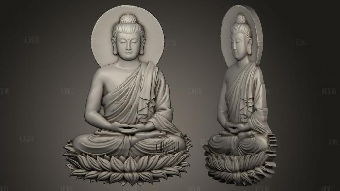 buddha pendant2 stl model for CNC